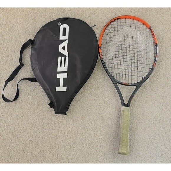 Head Radical 23 Tennis Raquet Andy Murray Racket w/ Head Case 3 6/8-000 -Age 6-8 - Picture 1 of 12